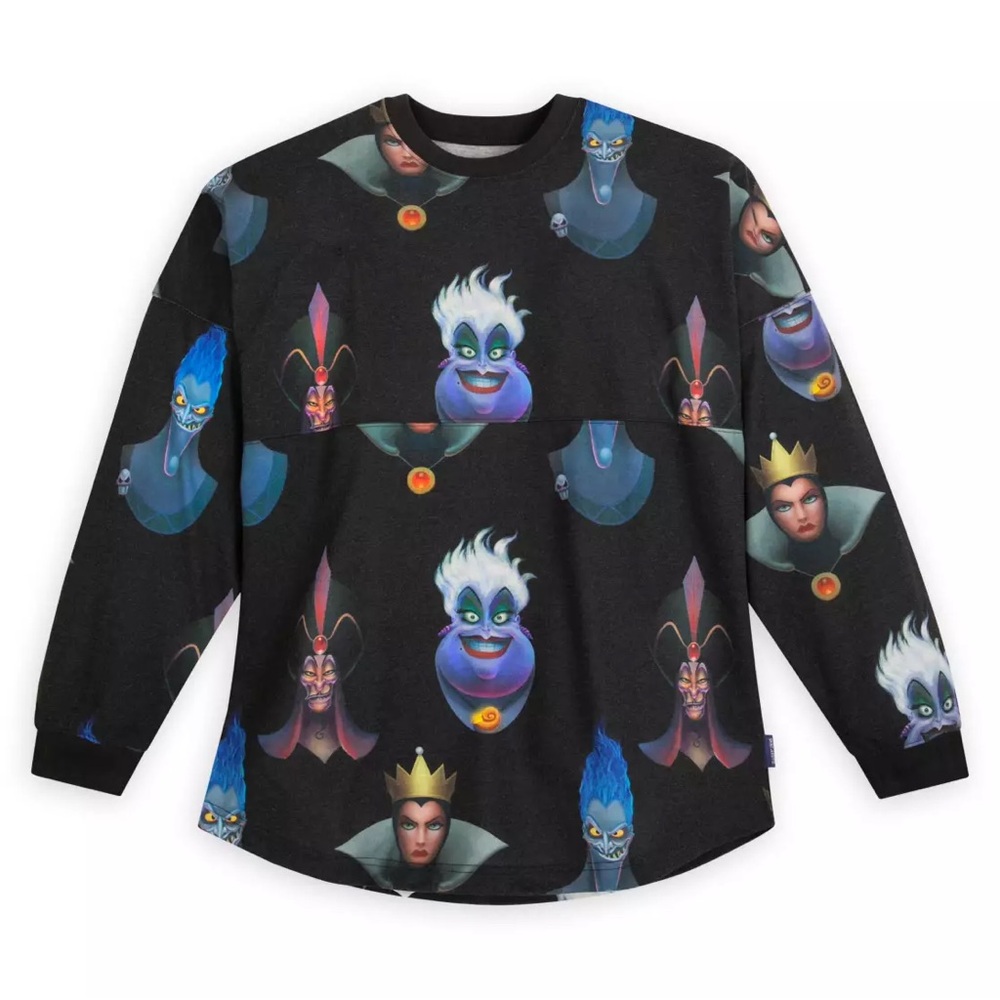 Disney Villains Long Sleeve Shirt - Black